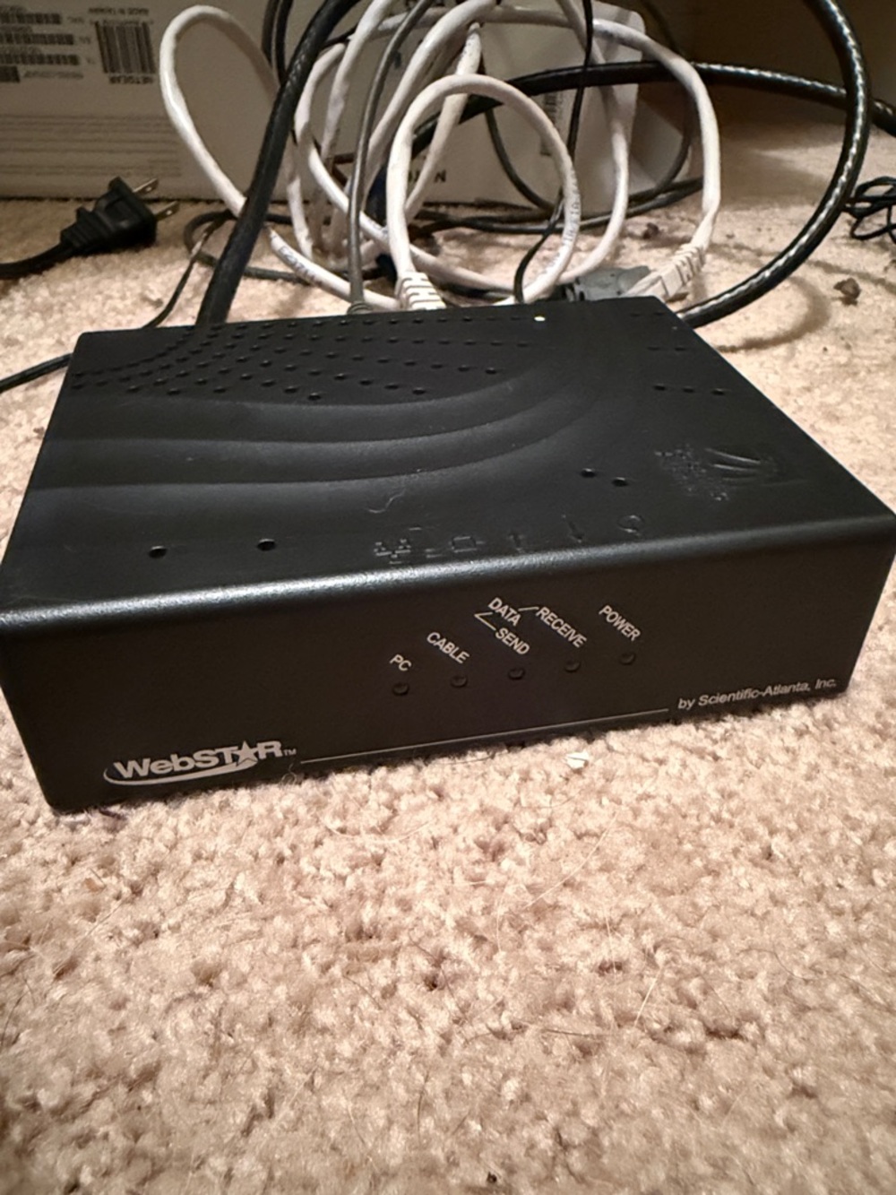 netgear Black WebSTAR Networking Modem